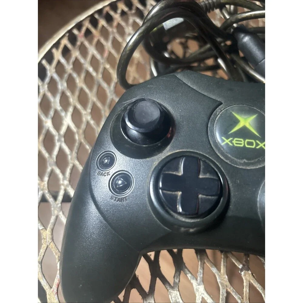 Xbox Duke Controller OEM Microsoft Original X08-17160 With Breakaway Cable WORKS